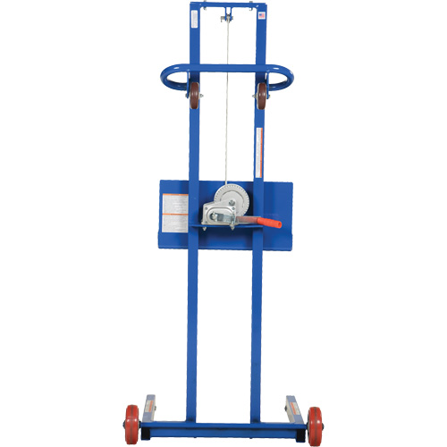 Low Profile Lite Load Lift, Hand Winch Operated, 400 lbs. Capacity, 55" Max Lift Moffatt Supply & Specialties