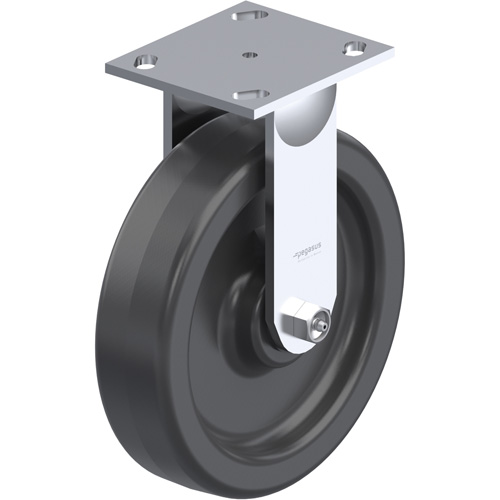 21 Series Medium-Duty Caster, Rigid, 8" (203.2 mm), Phenolic, 1250 lbs. (567 kg.) Moffatt Supply & Specialties