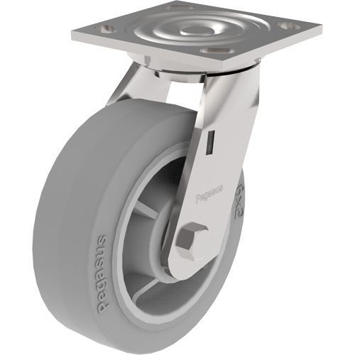 21 Series Medium-Duty Caster, Swivel, 5" (127 mm), Urethane, 750 lbs. (340 kg.) Moffatt Supply & Specialties