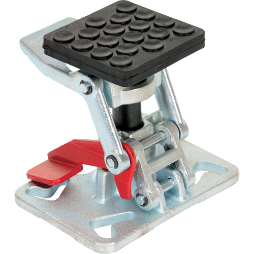 Verrou de plancher &agrave; hauteur ajustable pour service intense, 8" Hauteur rallong&eacute;e, 5-1/2" Hauteur r&eacute;tract&eacute;e, Acier Moffatt Supply & Specialties