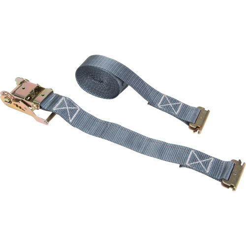 Ratchet Strap, E-Track System, 2" W x 16' L, 1333 lbs. (605 kg) Working Load Limit Moffatt Supply & Specialties