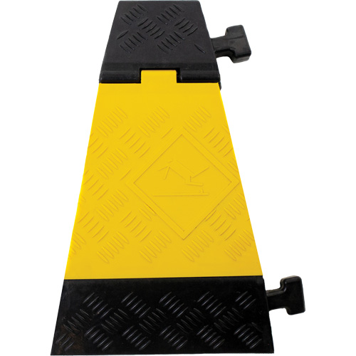 Protecteur de c&acirc;ble tourne-&agrave;-gauche robuste Powerhouse, 3 canaux, 12" lo x 19,75" la x 3" h Moffatt Supply & Specialties