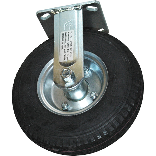 Roulette pneumatique rigide pour chariot &agrave; plateforme Moffatt Supply & Specialties