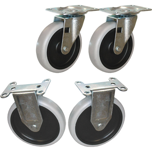 Flat Shelf Cart Caster Kit Moffatt Supply & Specialties