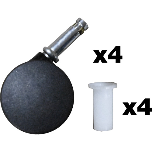 Sturdy Chair High Chair Caster Kit Moffatt Supply & Specialties
