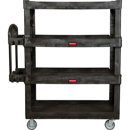 Chariot utilitaire robuste et ergonomique, 4 tiers, 24-1/4" x 62-2/5" x 54-1/10", Capacit&eacute; 700 lb Moffatt Supply & Specialties