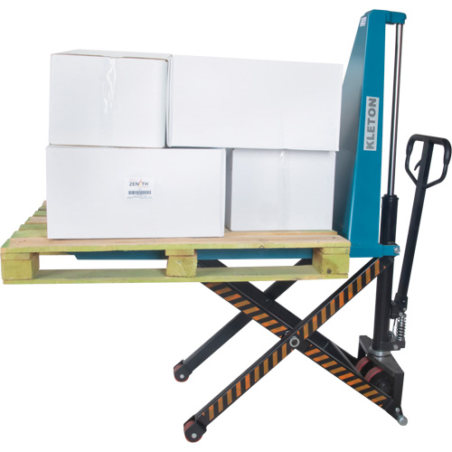 Manual Scissor Skid Lift, 45-1/4" L x 27" W, Steel, 3300 lbs. Capacity Moffatt Supply & Specialties