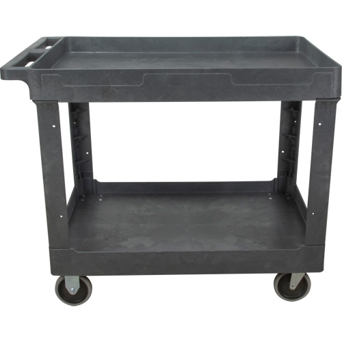 Utility Service Cart, 2 Tiers, 24-5/8" x 32-1/2" x 40", 550 lbs. Capacity Moffatt Supply & Specialties