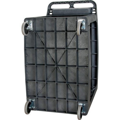 Chariot utilitaire pour l'entretien avec tablette plate, 2 tiers, 25-1/4" x 32-1/4" x 44", Capacit&eacute; 550 lb Moffatt Supply & Specialties