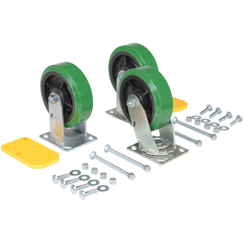 H Series Self-Dumping Hopper Caster Kit Moffatt Supply & Specialties