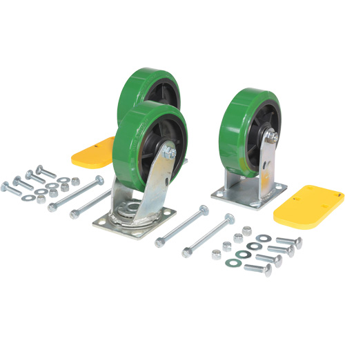 H Series Self-Dumping Hopper Caster Kit Moffatt Supply & Specialties