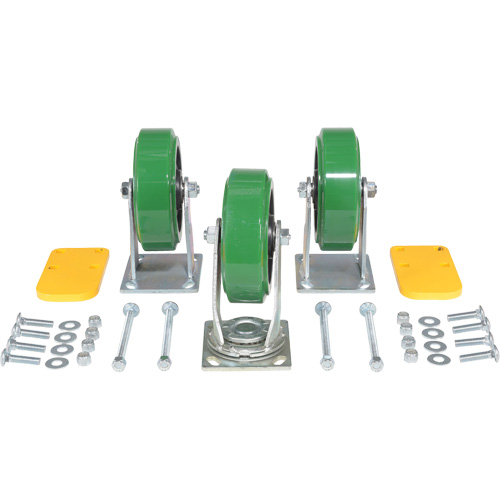 H Series Self-Dumping Hopper Caster Kit Moffatt Supply & Specialties