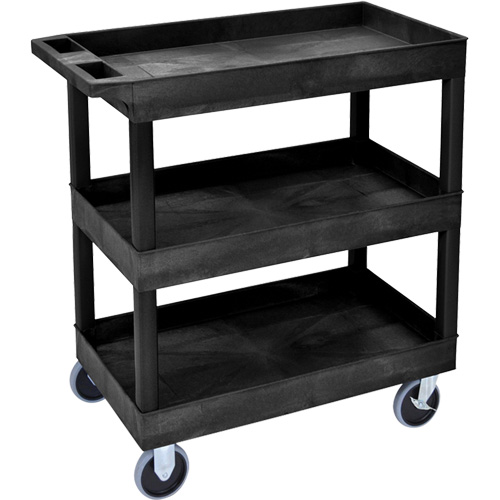 Tub Cart, 3 Tiers, 35-1/4" x 37-1/4" x 18", 375 lbs. Capacity Moffatt Supply & Specialties