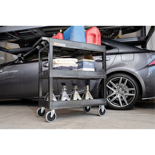 Tub Cart, 3 Tiers, 35-1/4" x 37-1/4" x 18", 375 lbs. Capacity Moffatt Supply & Specialties