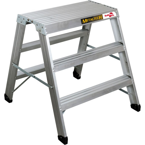 Portable Work-Stand Saw Horse, Aluminum Frame, 12-1/4" D x 36" H Moffatt Supply & Specialties