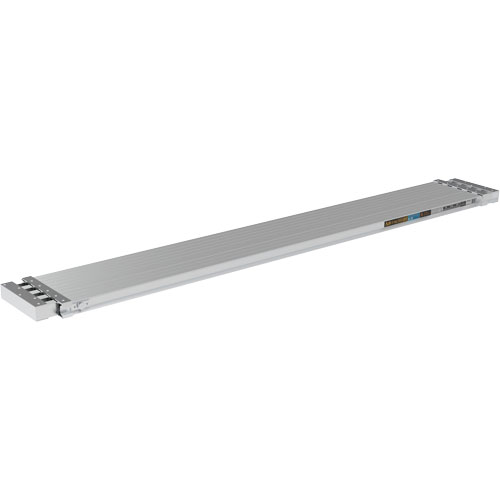 Telescoping Work Plank, 156" W x 12" D, 250 lbs. Capacity, Knocked Down Moffatt Supply & Specialties