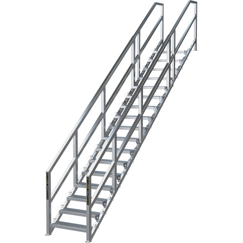 Syst&egrave;me d'escalier modulaire pour la construction de 17-21 marches SmartStairs, 157-1/2" ha Moffatt Supply & Specialties