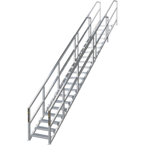 Syst&egrave;me d'escalier modulaire pour la construction de 17-21 marches SmartStairs, 157-1/2" ha Moffatt Supply & Specialties