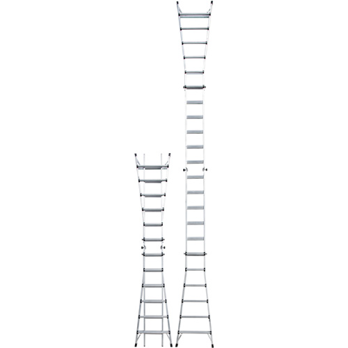 Telescoping Multi-Position Ladder, Aluminum, 300 lbs. Moffatt Supply & Specialties