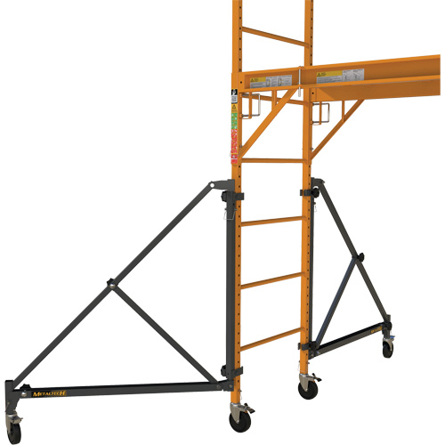 Ensemble de stabilisateurs universels avec roues Moffatt Supply & Specialties