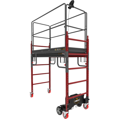 Complete Motorized Buildman 6' Baker Scaffold Kit, 31" D x 118-3/4" H Moffatt Supply & Specialties