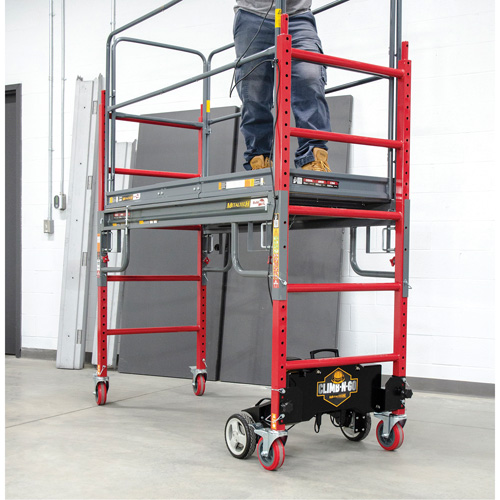 Complete Motorized Buildman 6' Baker Scaffold Kit, 31" D x 118-3/4" H Moffatt Supply & Specialties