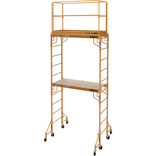 Complete 12' Drywall Baker Scaffold Tower Set, 58-1/2" D x 183" H Moffatt Supply & Specialties