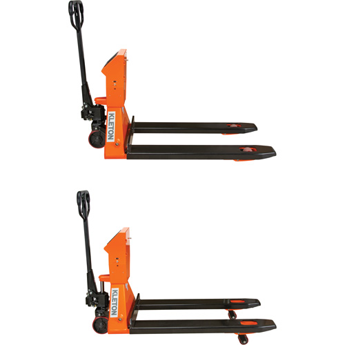 Digital Scale Pallet Truck, 44.5" L x 27.75" W, 4400 lbs. Cap. Moffatt Supply & Specialties