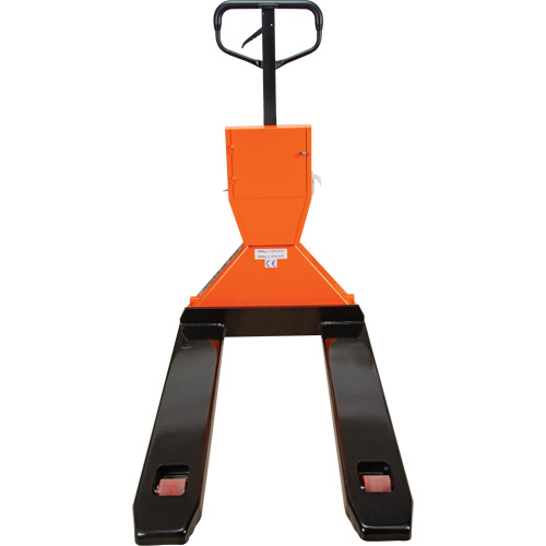 Digital Scale Pallet Truck, 44.5" L x 27.75" W, 4400 lbs. Cap. Moffatt Supply & Specialties