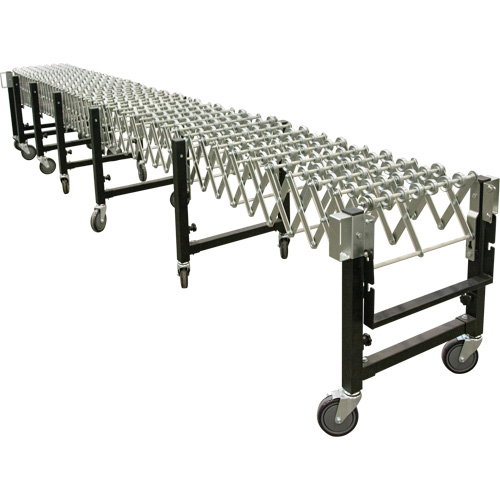 Convoyeur extensible, 23" la x 24' lo, Capacit&eacute; de 200 lb par pi lin. Moffatt Supply & Specialties