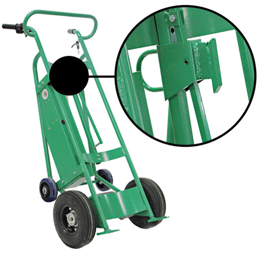 Powered Drum Hand Truck with Pneumatic Wheels Moffatt Supply & Specialties