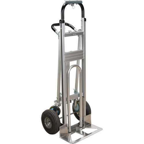 3-in-1 Convertible Hand Truck, Aluminum, 600 lbs. Capacity Moffatt Supply & Specialties