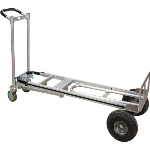 3-in-1 Convertible Hand Truck, Aluminum, 600 lbs. Capacity Moffatt Supply & Specialties