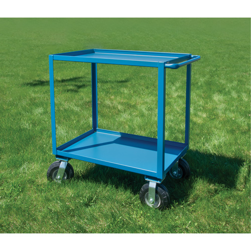 Outdoor Shelf Cart, 2 Tiers, 18" W x 39" H x 33" D, 1200 lbs. Capacity Moffatt Supply & Specialties