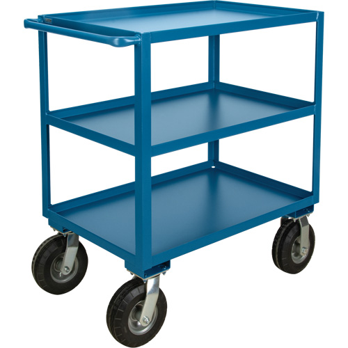 Outdoor Shelf Cart, 3 Tiers, 24" W x 39" H x 51" D, 1200 lbs. Capacity Moffatt Supply & Specialties