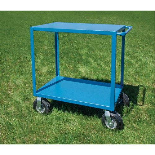 Outdoor Shelf Cart, 2 Tiers, 24" W x 39" H x 51" D, 1200 lbs. Capacity Moffatt Supply & Specialties
