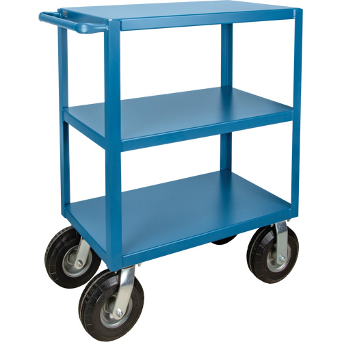 Outdoor Shelf Cart, 3 Tiers, 24" W x 39" H x 51" D, 1200 lbs. Capacity Moffatt Supply & Specialties