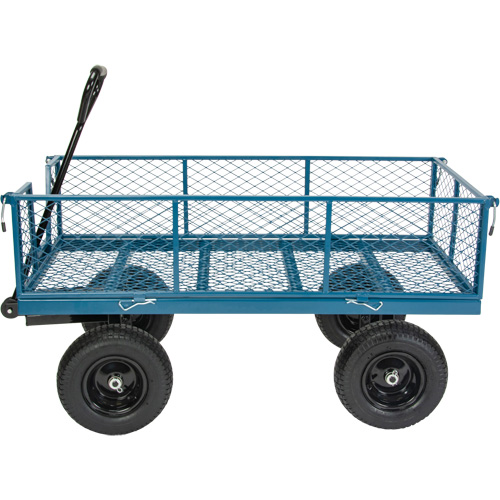 Wagon with Drop Sides, 24" W x 48" L, 800 lbs. Capacity Moffatt Supply & Specialties