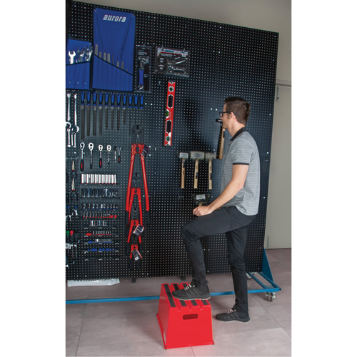 Escabeau industriel, 20-7/8" x 12-3/16" x Hauteur 12" Moffatt Supply & Specialties