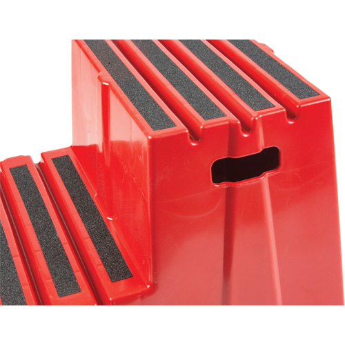 Escabeau industriel, 2 marches, 26" x 22-7/16" x Hauteur 19-11/16" Moffatt Supply & Specialties