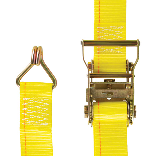 Tendeur d'arrimage logistique, Rochet, 2" la x 12' lo, Charge d'utilisation 500 lb (227 kg) Moffatt Supply & Specialties