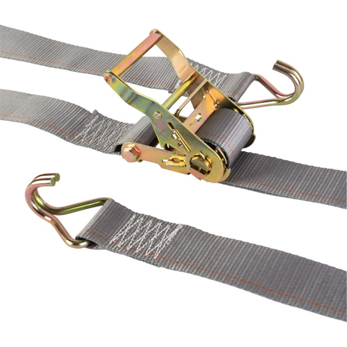 Heavy-Duty Utility Strap, J-Hook, 2" W x 16' L, 500 lbs. (227 kg) WLL Moffatt Supply & Specialties