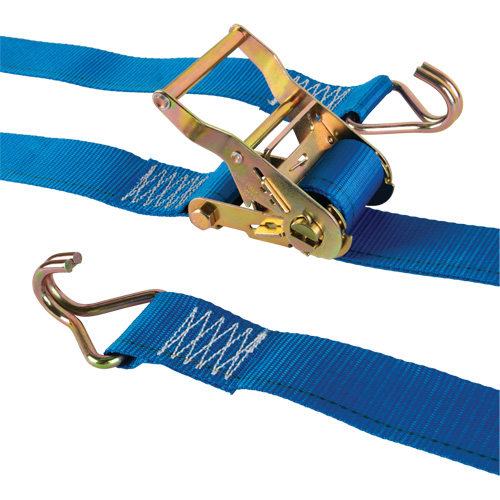 Heavy-Duty Utility Strap, J-Hook, 2" W x 20' L, 500 lbs. (227 kg) WLL Moffatt Supply & Specialties