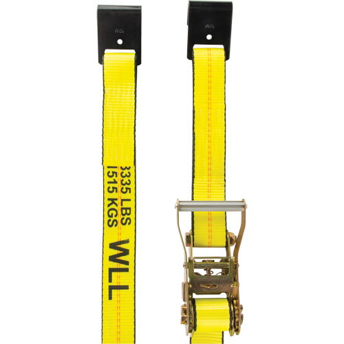 Tendeur d'arrimage pour treuil, Crochet plat, 30' , 2" , Charge d'utilisation max. 3335 lb (1512 kg) Moffatt Supply & Specialties