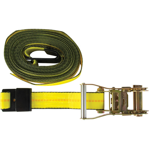 Tendeur d'arrimage pour treuil, Crochet plat, 30' , 2" , Charge d'utilisation max. 3335 lb (1512 kg) Moffatt Supply & Specialties