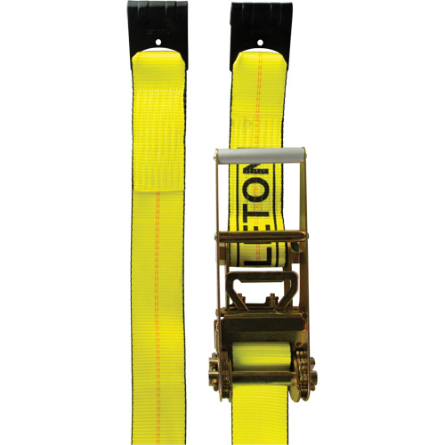Winch Strap, Flat Hook, 30' W x 3" L, 5400 lbs. (2449 kg) Working Load Limit Moffatt Supply & Specialties