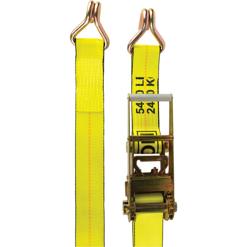 Winch Strap, J-Hook, 30' W x 3" L, 5400 lbs. (2449 kg) Working Load Limit Moffatt Supply & Specialties