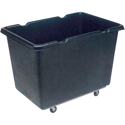 Light-Duty Econocarts Box Trucks, Black Recycled Plastic, 39" L x 27" W x 29" H, 12 cu. ft. Volume, 200 lbs. Capacity Moffatt Supply & Specialties