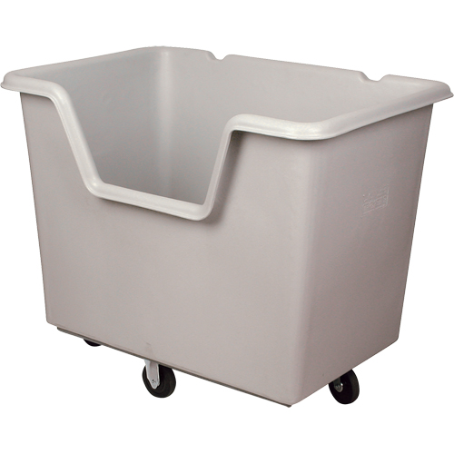 Starcart Easy-Access Box Truck, Polyethylene, 46" L x 31" W x 49" H, 24 cu. ft. Volume, 900 lbs. Capacity Moffatt Supply & Specialties