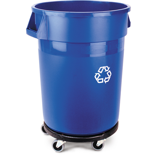 Brute&reg; Collection Recycling Container, Bulk, Plastic, 32 US gal. Moffatt Supply & Specialties
